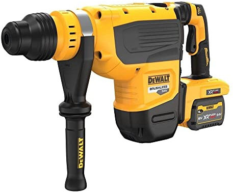 DEWALT DCH735X2-QW - Martillo Electroneumático sin escobillas XR FLEXVOLT 54V SDS-Max 8kg 48mm 13,3J 2 Modos con 2 baterías 54V/18V Li-Ion 9Ah y maletín