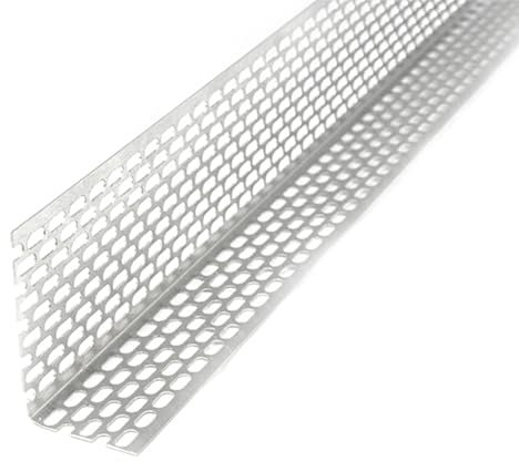 Fassadenprofile Lüftungswinkel Alu 2m, 30x70mm - 20 Stück Silber, Lüftungsprofil für optimale Fassaden- und Dachbelüftung, Traufgitter, geeignet zur Vogelabwehr