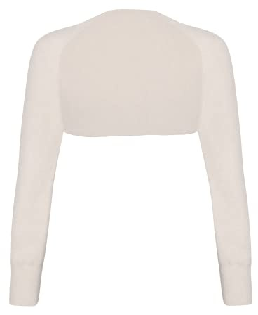 wobera ANGORA Bettschal mit langem Arm und 70% Angora (Gr. S, Farbe: naturweiß)