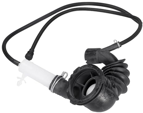 easyPART Kompatibel/Ersatz für BOSCH 00480442 Saugschlauch Faltenbalg mit Ökoverschluss und Entleerungsschlauch Siemens 480442 3Öffnungen 5Falten Waschmaschine passend auch Constructa Balay Pitsos
