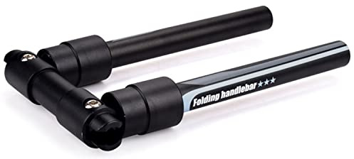 MTB Bike Scooter Klapplenker 6061 Aluminiumlegierung E-Bike Schnellspanner Lenker für 31,8/25,4 mm Lenker,D,66CM