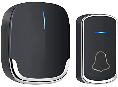 YYQ Campanello Senza Fili da Esterno Impermeabile IP44, Wireless Pulsante