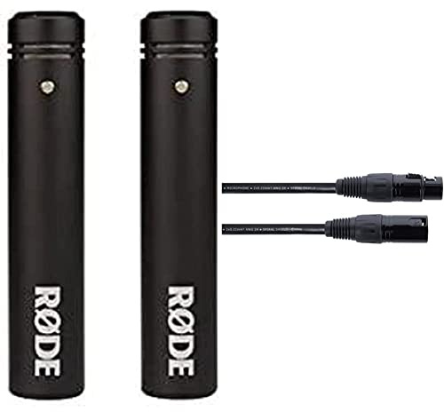 RODE M5 Microfono a Condensatore Compatto da Mezzo Pollice a Diaframma Piccolo per Produzione Musicale e Registrazione di Strumenti & Cordial - ELEMENTS EM 5 FM, Cavo Microfonico Bilanciato, Nero