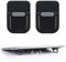 Bewudy 2 alzatina portatile per tastiera, autoadesiva, per mini laptop, invisibile, per scrivania, piedini pieghevoli per laptop con silicone antiscivolo (nero)