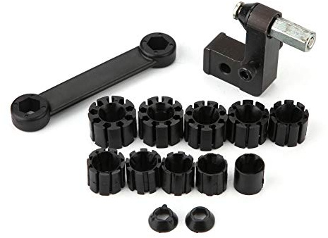 MUNEFE Jewelry Setting Tool Accessories, Rings Engraving Block, Ring Clamp With Wooden Wedge, Ring Setter Suitable of Rings