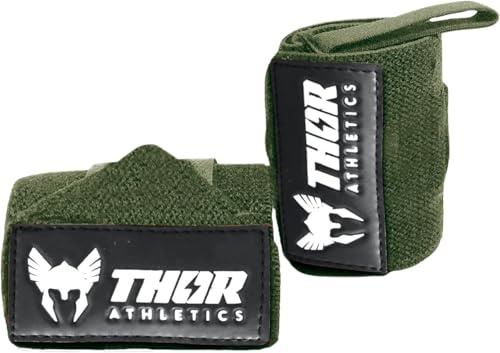Thor Athletics Handgelenk Bandagen [Wrist Wraps] 60cm – Handgelenkbandage für Fitness, Bodybuilding, Kraftsport, Powerlifting, Crossfit, Kreuzheben & Gewichtheben