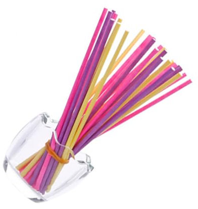 Zerodeko 200pcs Colorful Marshmallow Paper Sticks Sturdy Lollipop Sticks for Crafts for Party Treats Random Colors for Homemade Candy and Desserts