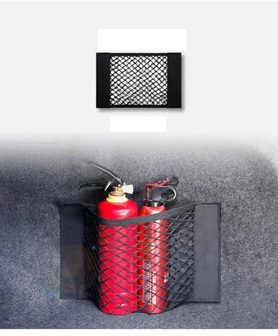 SOHINI organizador de maletero Coche Camión Ganchos, Malla Almacenamiento, Organizador Maletero Coche, Bolsa Almacenamiento, Red Carga Resistente Coche, SUV, Camión red maletero coche(20X25CM)