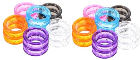 BESPORTBLE 24stücke Silikon Finger Ringe Für Haarschneider Ergonomische Scheren Finger Ringe Für Friseure Haustierpflege Und Mehr Fingerbeschwerden Beim Schneiden