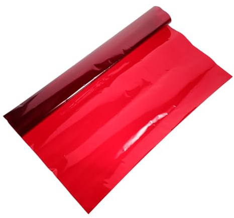 Holibanna Roter Pet Farbkorrekturfilm mit Lichttransmission und Farbmischfunktion für Fotografie und Party als Lichtfilter für Sonnenuntergang und Stimmung