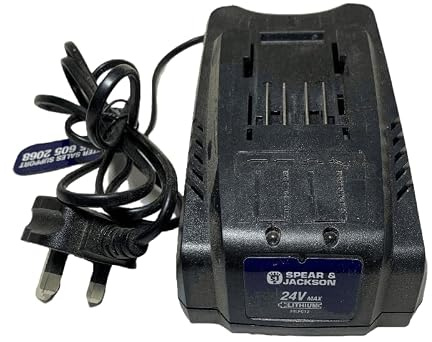 Genuine Charger For Spear & Jackson 24V Lithium 4 Pin Model 24LFC12 - S2434CR