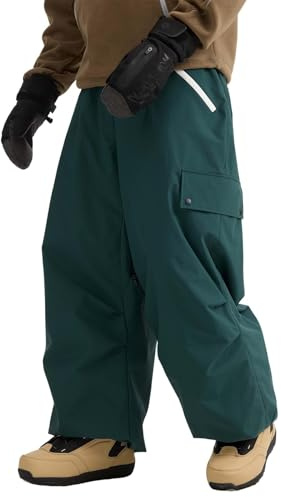 GSOU SNOW Herren Damen Skihose Baggy Snowboardhose Oversize Snowboard Hose Ski Hose Schneehose für Männer Frauen - Wasserdicht Winddicht Atmungsaktiv Warm