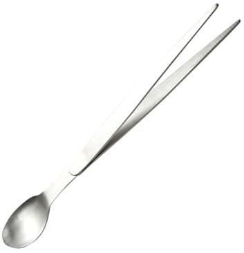 Homoyoyo Cuchara de Degustación de Acero Inoxidable 304 Palillos Chinos y Pinzas Integrados Tamaño Grande 205 CM Utensilio Multifuncional para Chefs Restaurantes y Cocina Doméstica