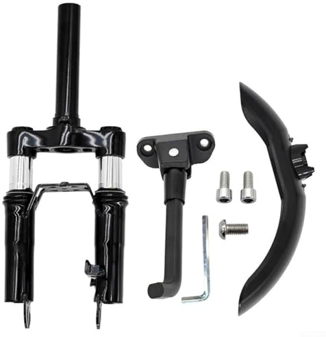 Fourche avant de rechange Ninebot pour MAX G30 avec support de pied et garde-boue en métal pour scooter électrique