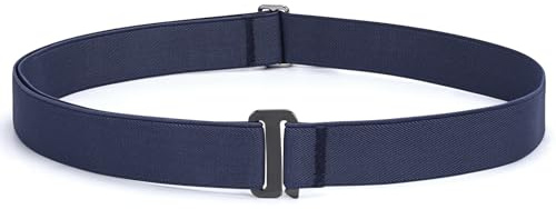JasGood Unsichtbare Damen Stretch Gürtel No Show Elastic Einstellbare Web Gürtel Mit Flacher Schnalle Für Jeans Hosen Kleider