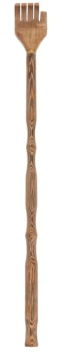 Milisten Rückenkratzer aus Massivholz mit langem Griff: Ergonomischer Holzkratzer für schwer erreichbare Körperstellen - Natürliches Holz-Massagegerät für Rücken & Schultern