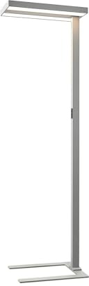 Arcchio LED Büro Stehlampe dimmbar, Bewegungsmelder Tageslichtsensor CCT Farbtemperatur (3000-5700K) Bürolampe Up and Down 12735lm Standleuchte