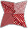 MayTree Seidentuch aus 100% Maulbeer-Seide - Quadratisch Punkte Paisley Mix rot weiss 53x53 - Luxuriöses Damen Halstuch - Eleganter Bandana-Schal für Damen - Luxus und Komfort für Erwachsene