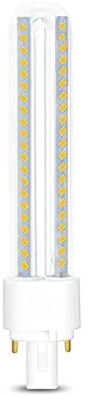Gloriashoponline LAMPADINA LED G24 2 PIN 15 W LAMPADA TUBOLARE LUCE CALDA 3000K 15 WATT