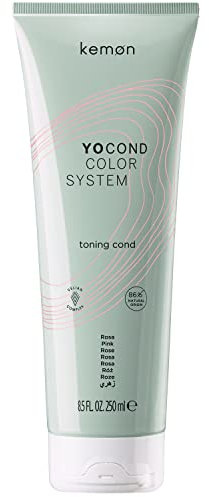 Kemon - Yo Cond Rosa, reflektierendes Klimamittel aus natürlichen Herkunft, mit Yoghurt-Extrakt und beruhigenden Werkstattpflanzen, 250 ml