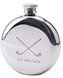 CGB Giftware GB06423 Flasque de golf à 19 trous en acier inoxydable pour homme