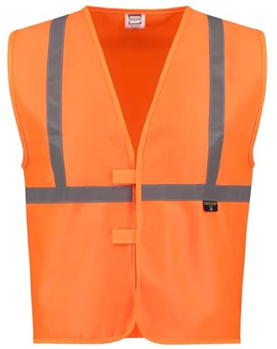 Tricorp 453020 Safety - Chaleco de seguridad para niños EN 1150, 100% poliéster, 120 g/m², color amarillo flúor, talla 116