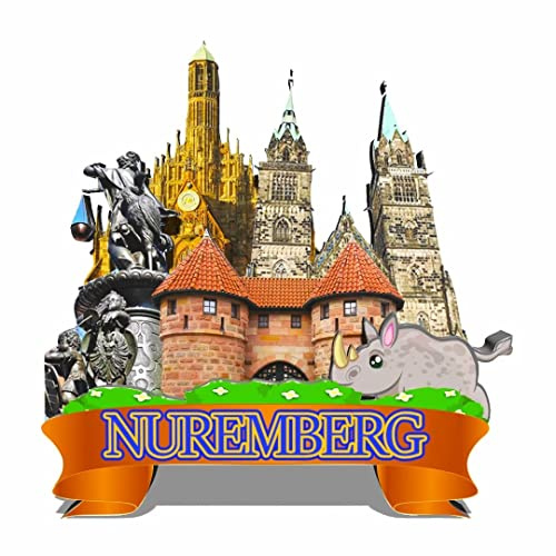Orlybar Deutschland Nürnberg Magnet Kühlschrankmagnet Holz 3D Sehenswürdigkeiten Reise Sammlerstück Souvenirs Dekoration Handarbeit -219