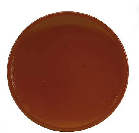 Raimundo Plato Refractor Barro cocido Cerámica Marrón (Ø 30 cm) (6 Unidades)