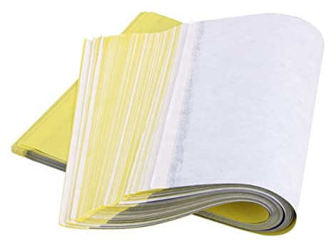 Healeved 50stücke Transferpapier Wärmetransferpapier Für Thermokopierer Anfänger Künstlerbedarf Transfer-schablonenpapier Thermoschablonenpapier