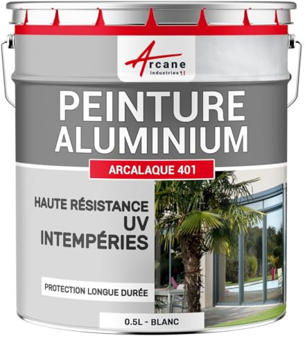 ARCANE INDUSTRIES Vernice per Alluminio: ARCALAC 401-0,5 L Bianco - RAL 9003
