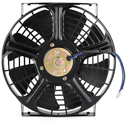 Kit D'assemblage de Ventilateur de Refroidissement de Radiateur de 10 Pouces Ventilateur de Refroidissement Fin Universel Haute Performance avec Kit de 12V 80W 2400RPM