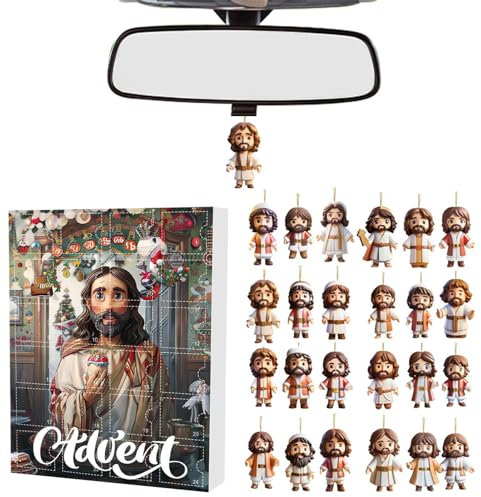 Krippe Adventskalender, Weihnachtsdeko Adventskalender, 24 Tage Adventskalender, Religiöser Adventskalender, Countdown-Kalender , Festliche Weihnachtsdeko, Familie Weihnachtstraditionen
