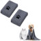 AMSGANK Hundehandtuch, 2 Stück Microfaser Handtücher für Hunde und Katzen Hundehandtuch Extra Saugfähig, Schnell Trocknend, Kuschelweich, Maschinenwaschbar (75 x 35 cm, Grau)