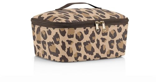 reisenthel coolerbag M Pocket Leo Macchiato – Kühltasche mit Obermaterial aus recycelten PET-Flaschen – Ideal für das Mittagessen unterwegs