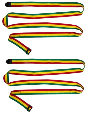 Verstellbarer Djembe Gurt für Afrikanische Trommel, 2 Stück | Baumwolle, Bequemer Sitz, Länge Anpassbar, Tamburingürtel für Musikinstrumente