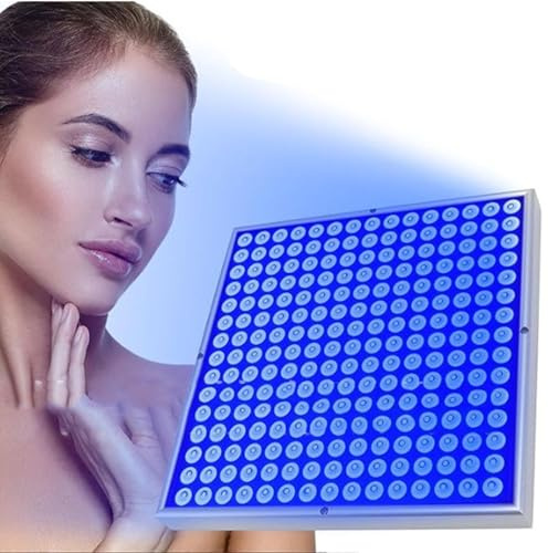 LWDXMYKW Lámpara de Bronceado, 45W Lámpara Solar para la Cara y el Cuerpo con Gancho para Colgar, 460nm Luz de Terapia Portátil Azul para Piel Bronceada