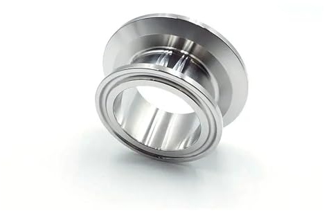 FNYUVNFAF 1 PC 1.5 inch x 2 inch Tri Clamp Reducer End Cover SS304 Flange Ferrule Pipe Fitting