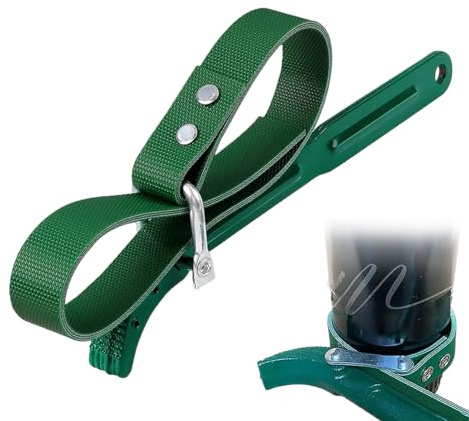Jingmiger Clé à molette pour filtre à huile, extracteur de type sangle réglable, outil de retrait de filtre à huile | pour réparation de moto et automobile pour la maison et l'extérieur