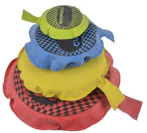 4Pcs Whoopee Cushion Self Inflating, Fart Cushion Set, Fart Noise Maker For Kids Adult, Funny Prank Gag Practical Joke Toys For Parties, Office And Family Gatherings, Random Color, 16cm