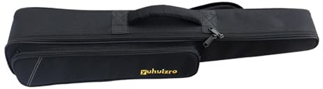 KTUXZCI Wasserdichter Sopran Saxophon Koffer, praktischer Rucksack mit großer Tasche, stilvolle und weiche Polsterung für Musiker, Saxophon Gigbag Koffer mit Außentasche und, Schwarz, 70 x 12 x 9 cm
