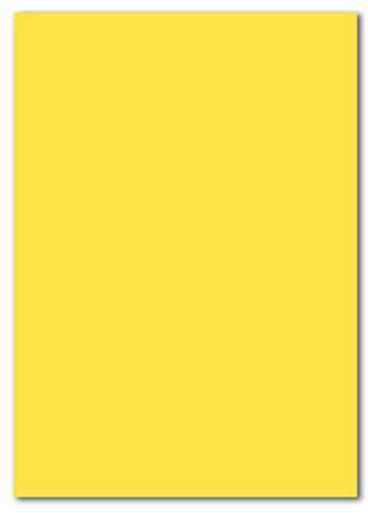 50 DIN A4 Papierbogen Planobogen - Honiggelb (Gelb) - 160 g/m² - 21 x 29,7 cm - Bastelbogen Ton-Papier Fotokarton Bastel-Papier Ton-Karton - FarbenFroh