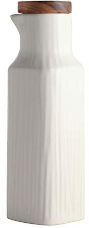 OnePine 300ml Distributeur d'huile d'olive, Bouteille pour Huile et vinaigre, Distributeur de condiment liquide en céramique