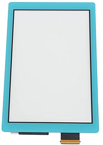 Restokki Protecteur d'écran Verre Trempé Switch Lite Console Pièces de Réparation Compatible Écran Tactile Remplacement Protecteur Verre D'écran Compatible avec Switch(Bleu)