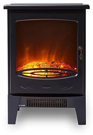 Warmlite Jesmond WL46040 Poêle à bûches 1,85 kW Noir