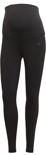 adidas Damen Yoga 7/8 Leggings (Maternity), Black, L