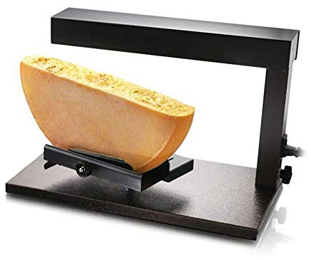 Half Wheel Raclette Cheese Melter Machine,Cheese Heating Machine, Multi-Function Cheese Electric Oven Grill, Commercial Cheese Hot Melt Machine,Adjustable Temperature 750W,Heating Length 36cm Double