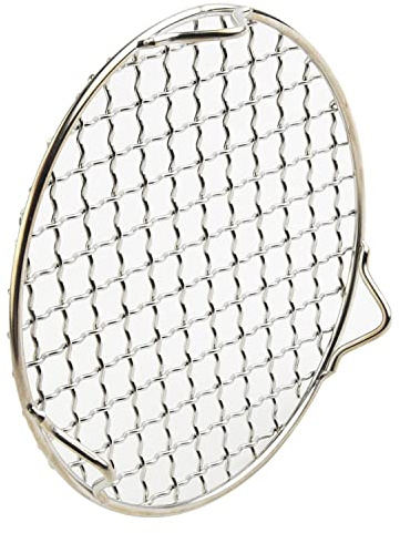 HOHOVYVY Rund Abkühlgitter, Edelstahl Kuchengitter Auskühlgitter Mehrweg Backgitter zum Backen Grillen Kühlen, Ø 24 cm, Gesund & Langlebig, Rostfrei & Spülmaschinengeeignet