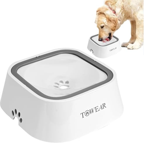 Non Spill Travel Dog Water Bowl with 1.5L For Dog Cat Puppy Kitten | Anti-Choking Dog Bowl,Anti Slip Design,Splash-Free,High Quality ABS and PP Materials,Detachable Design,Clean Easily