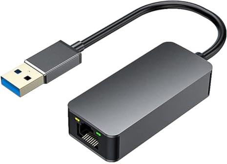 Rordigo 2500Mbps Ethernet una RJ45 2.5G USB 3.0 Adaptador con Cable Convertidor LAN Network Hub para PC PortáTil - USB