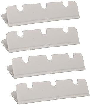 POENVFPO 4 Stück Schlauchboot-Sitzhaken, Tragbare PVC-Bootssitz-Haken-Clip-Halterung für Schlauchboot, Schlauchboot, Yacht, Kajak, Ruderboot (Grau)